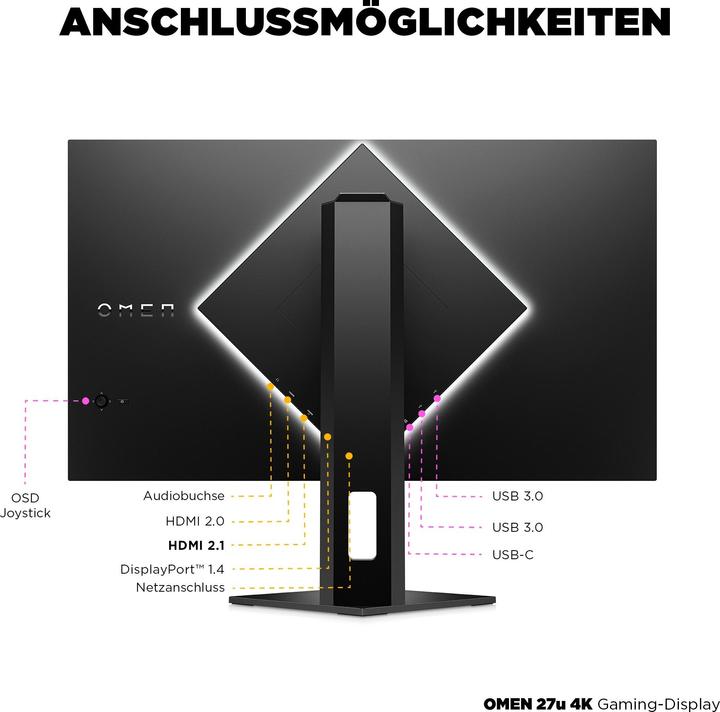 Immagine prodotto HP Omen 27u (3840 x 2160 pixel, 27")