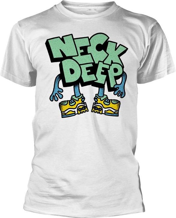 Immagine prodotto Neck Deep Text Guy Maglietta Adulto Unisex (S)