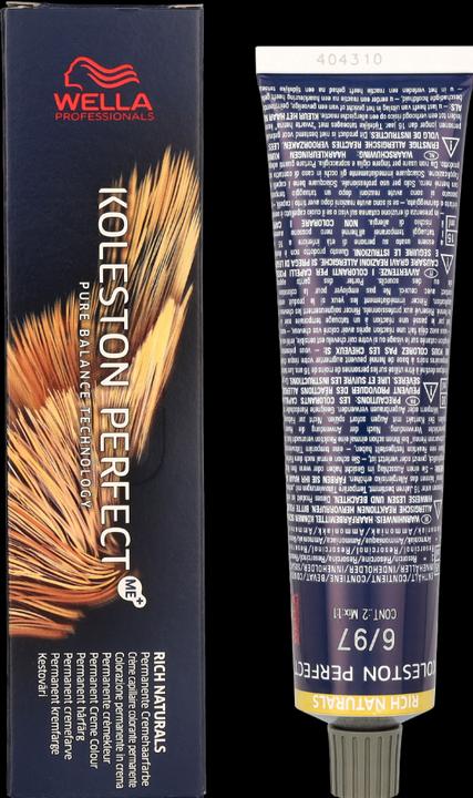 Actual product image Wella Koleston Rich Naturals (6/97 dark blond cendré-brown)
