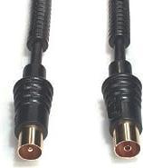Actual product image E+P AB 302 G. Connector 1: coax, Connector 2: coaxial, Coating connection terminals: Gold. Kab (95 dB, Antenna cable)