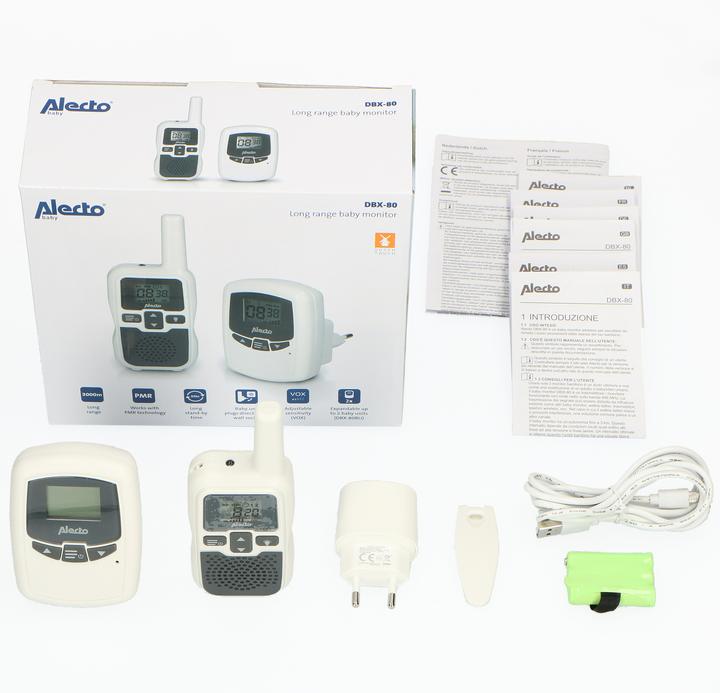 Produktbild Babiage Alecto DBX PMR Babyphone mit Kanälen (Babyphone Audio, 3000 m)
