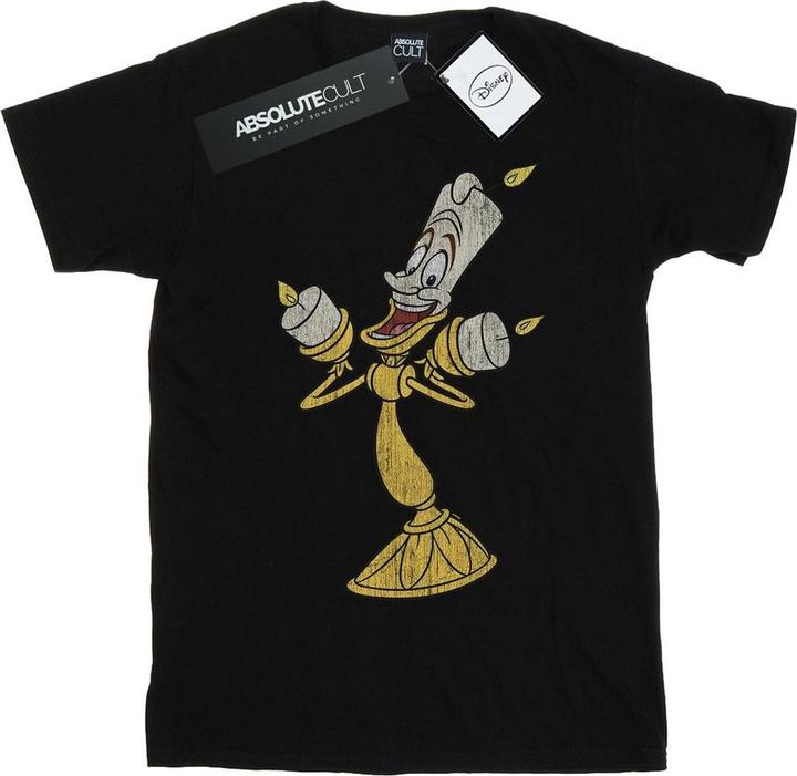 Produktbild Disney Beauty And The Beast Lumiere Distressed TShirt (XXL)