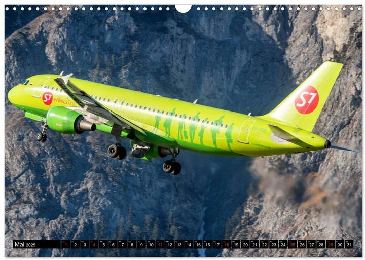 Produktbild :Flugzeugkalender (Wandkalender (A3, Deutsch)