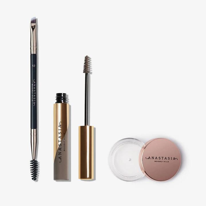 Image du produit Anastasia Beverly Hills Kit de sourcils pleins et épais - brun foncé (Dark Brown)