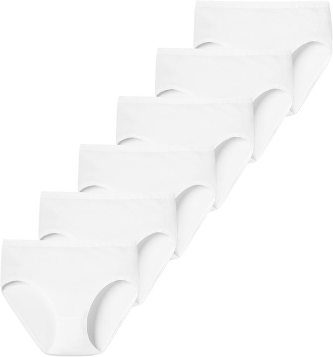 Image du produit Schiesser Lot de 6 slips taille basse Original Classics à fines côtes (40, L, paquet de 6)