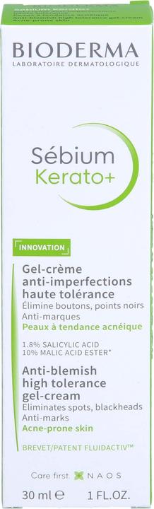 Actual product image Bioderma Sébium KERATO+ (30 ml, Day cream)