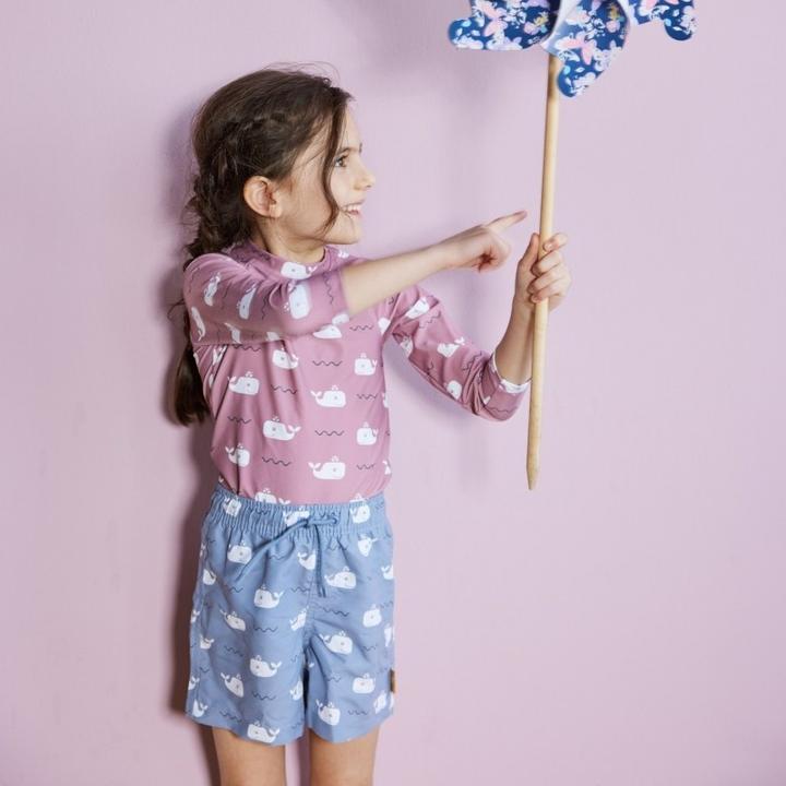 Produktbild Fresk UV Shirt langarm, Whale Blue Fog - 62/68 (68)