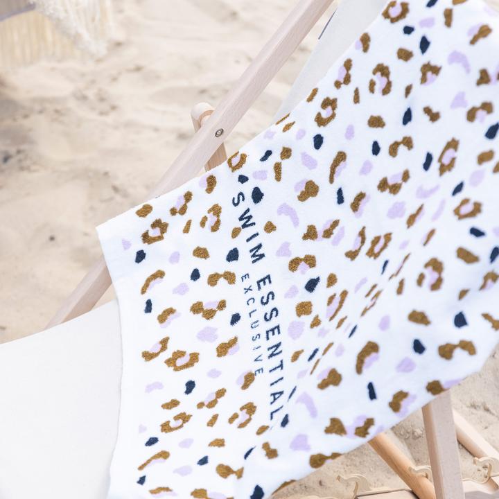 Actual product image Swim Essentials Badetuch Kaki Leopard