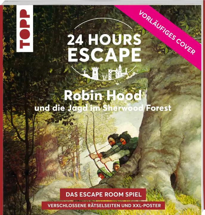 Actual product image 24 HOURS ESCAPE - The Escape Room Game: Robin Hood and the Hunt in Sherwood Forest (German)