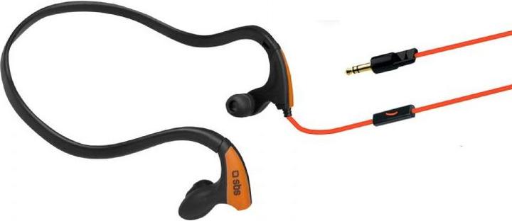 Image du produit SBS Oreillette stéréo filaire Runway Pro Sport, jack 3,5 mm avec microphone et bouton de réponse (Filaire)