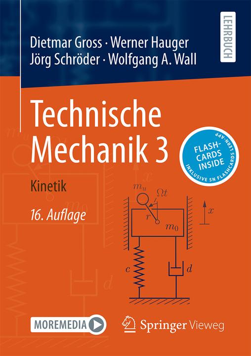 Produktbild Technische Mechanik 3 (Deutsch, Werner Hauger, Dietmar Gross, Jörg Schröder, Wolfgang A. Wall, 2024)