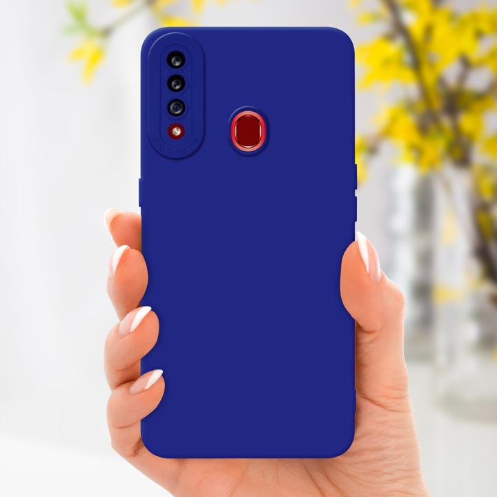 Productafbeelding Cadorabo Hoesje voor Samsung Galaxy A20s in TPU Fluid LM162 Style (Samsung Galaxy A20)