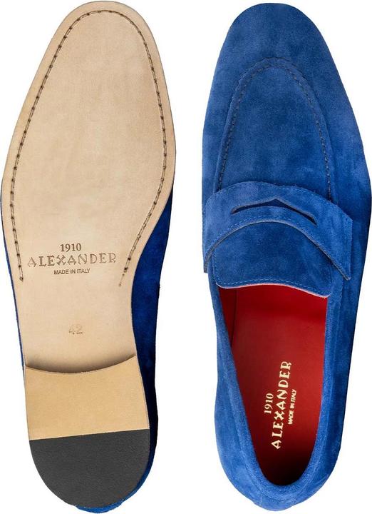 Produktbild Alexander 1910 Cannes Moccasin - Blue Suede (42)