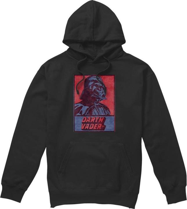 Actual product image Star Wars Mens Darth Vader Card Hoodie (S)