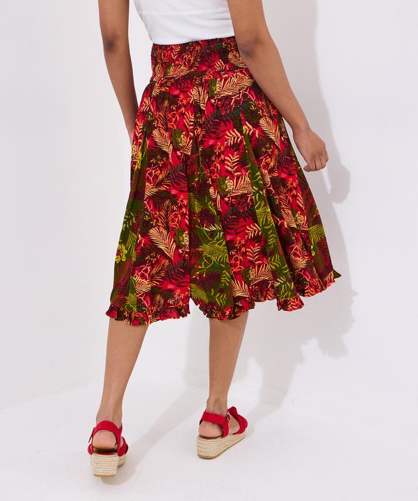 Image du produit Joe Browns Palm Print Godet Skater Skirt (38)