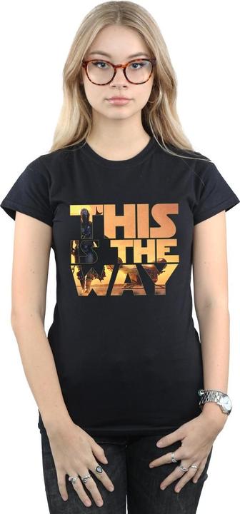 Produktbild Star Wars The Mandalorian The Way Poster Text TShirt (S)