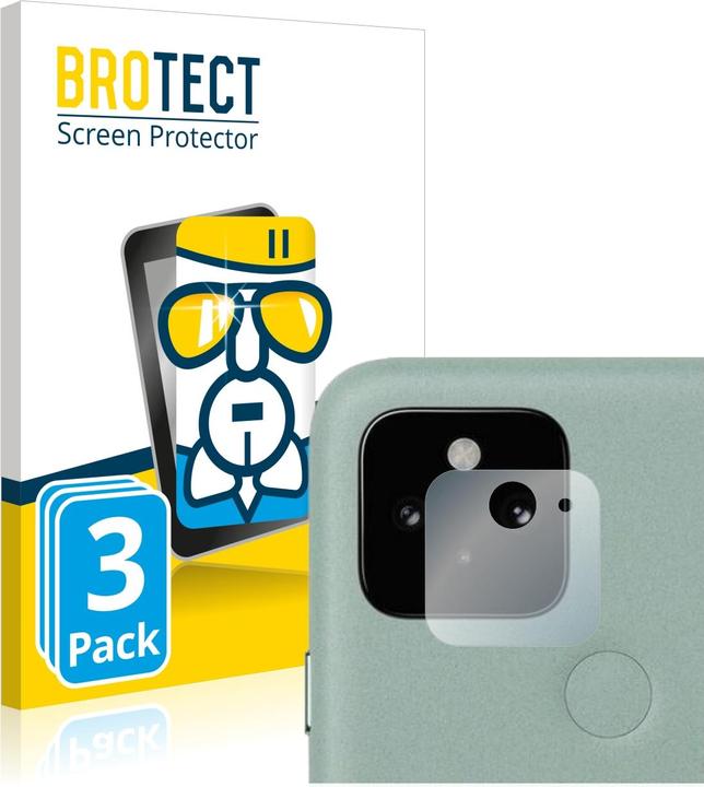 Produktbild BROTECT AirGlass Panzerglasfolie (3 Stück, Google Pixel 5)
