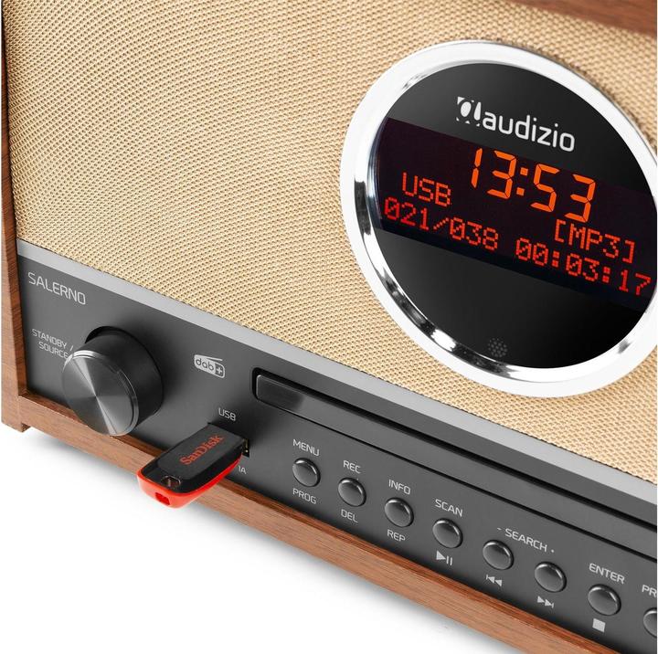 Produktbild Audizio Radio/CD-Player (FM, DAB+, Bluetooth)