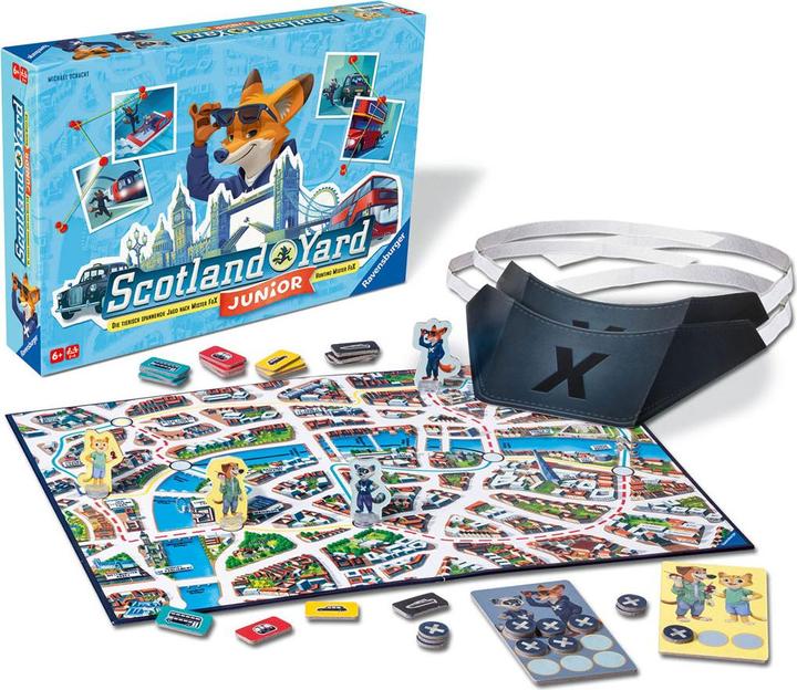 Actual product image Ravensburger Scotland Yard Junior (German, Portuguese, English, Italian, Dutch, French, Spanish)