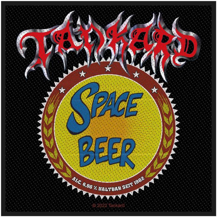 Actual product image Tankard Space Beer Woven Patch (1 x)