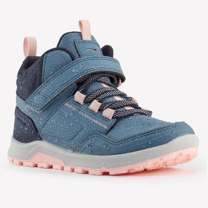 Image du produit Quechua Chaussures de randonnée enfants taille 28-34 mi-hautes à scratch - NH500 bleu (29)