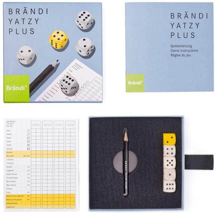 Actual product image Brändi Yatzy Plus (German, English, French)
