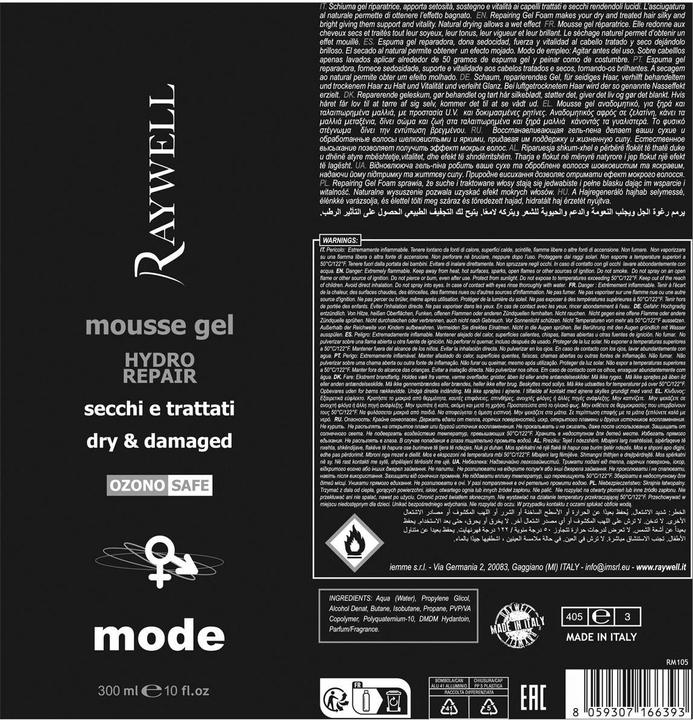 Immagine prodotto Raywell MODE Mousse Gel (300 ml, Agente schiumogeno)