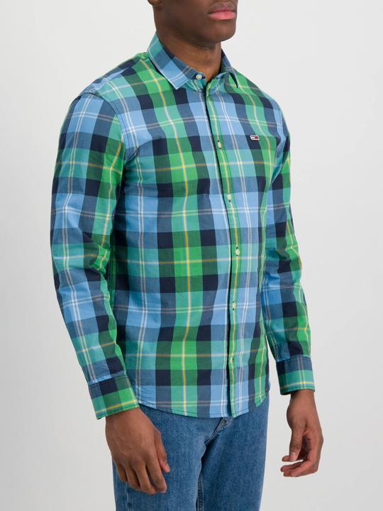 Image du produit Tommy Hilfiger chemise dÃ©contractÃ©e Ã carreaux verts (XL)