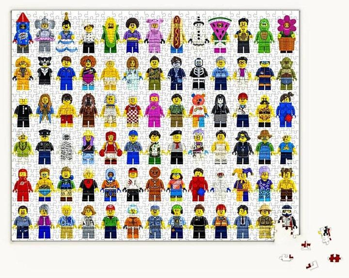 Produktbild Abrams & Chronicle Lego Minifigure (1000 Teile)