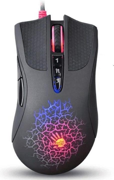 Image du produit A4Tech Bloody A90A Blazing, 6200DPI, optinė, 8kl., su laidu USB, juoda, do gry, V-Track, CORE3 (Filaire)