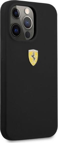 Actual product image Ferrari FESSIHMP13XBK iPhone 13 Pro Max 6.7" czarny/black hardcase Silicone MagSafe (Apple iPhone 13 Pro Max)