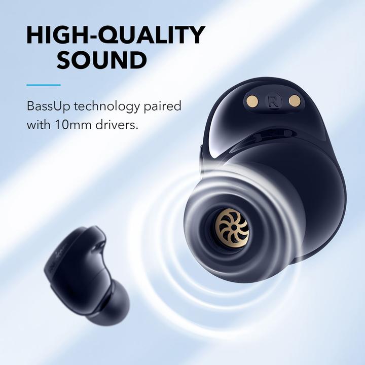 Immagine prodotto soundcore Dot 3i v2 blu (ANC, 9 h, Senza fili)
