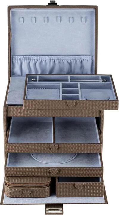 Actual product image Windrose 803955.02 - Jewellery case XL with travel case Corbello mocca