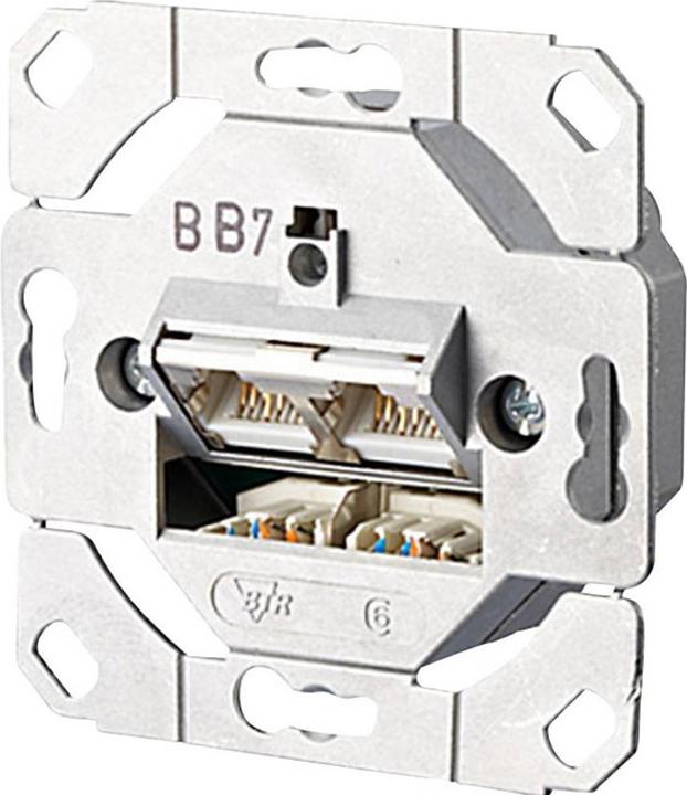 Produktbild Metz Connect E-DAT C6 8/8(8) UP0 - Anschlussdose, Unterputz