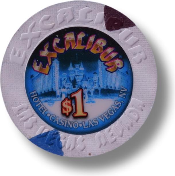 Actual product image Casinoshop 1 Dollar Chip Excalibur Las Vegas