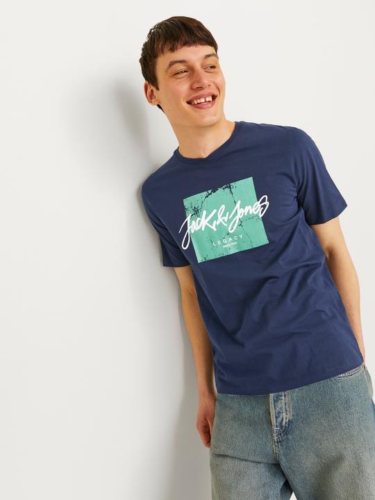 Actual product image Jack & Jones Jjtiley Tee Ss Crew Neck Ln (S)