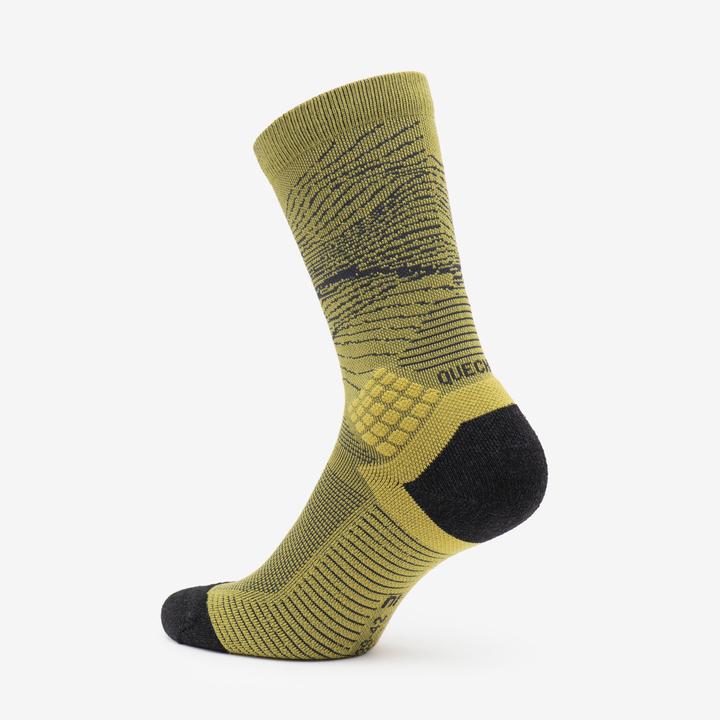 Produktbild Quechua Wandersocken hoch 2 Paar - Hike 500 Trendy khaki/grau (39, 42)