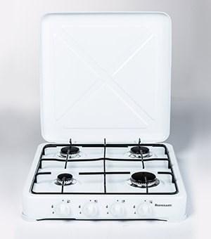 Immagine prodotto Ravanson Fornello K-04T Nero, Bianco da banco Gas 4 zone (s)