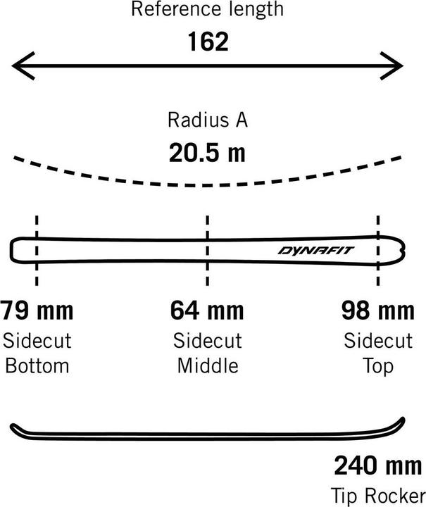 Image du produit Dynafit Ski de randonnée Mezzalama (153 cm, Sans reliure)