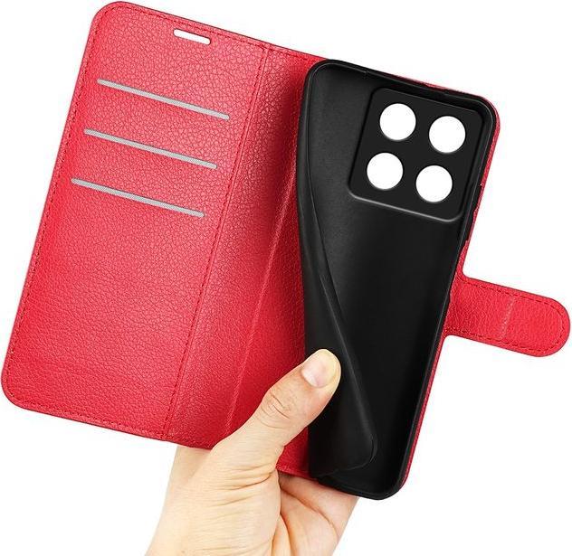 Actual product image MU Classic Litchi Leather Bookcover Series (Xiaomi 14T)
