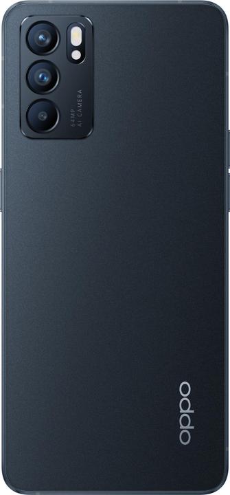 Actual product image OPPO Reno6 (128 GB, Stellar Black, 6.40", Dual SIM, 64.14 Mpx, 5G)