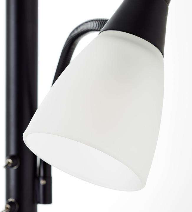 Produktbild Brilliant Lucy LED Deckenfluter Lesearm schwarz (470 lm, E27)