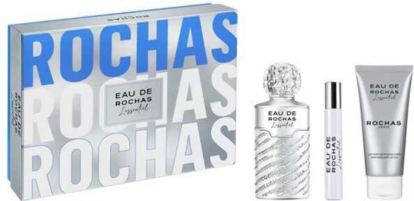 Image du produit Rochas Coffret Eau L'Essentiel - Eau de Toilette 100ml, Eau de Toilette 20ml, Lait corporel 100ml
