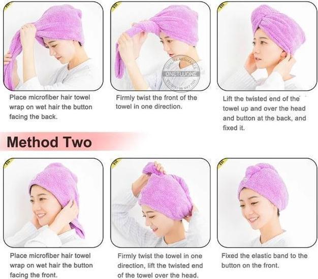 Produktbild MU Classic Dry Series Mikrofaser Haarhandtuch