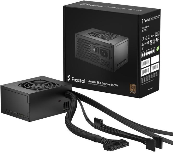 Produktbild Fractal Design Node 202 SFX HTPC Case w/Anode Bronze 450W PSU Mini ITX 310mm GPU (Mini-ITX)