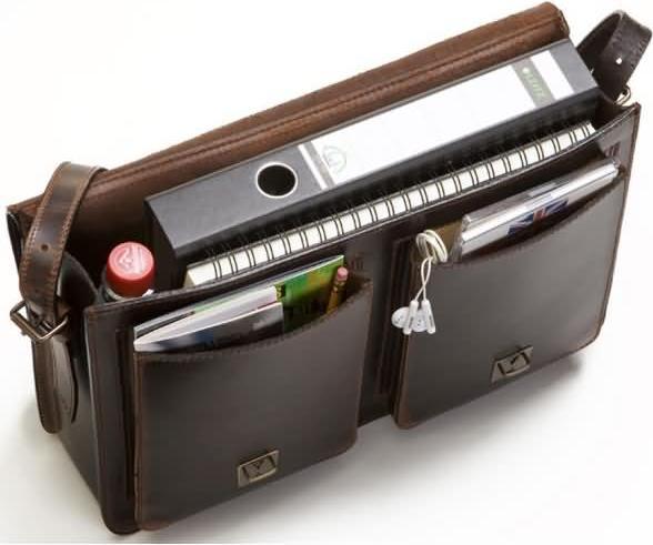 Actual product image Mika Briefcase ROBBERT Briefcase ROBBERT brown brown