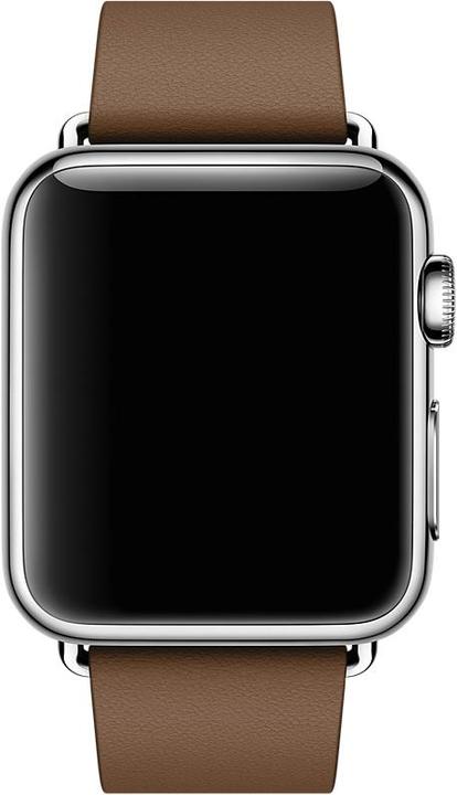 Image du produit Apple Bracelet en cuir moderne – large (38 mm, Cuir Grenade)