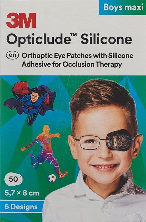 Produktbild 3M Silicone Augenverband 5.7x8cm Maxi Boys (50 x)