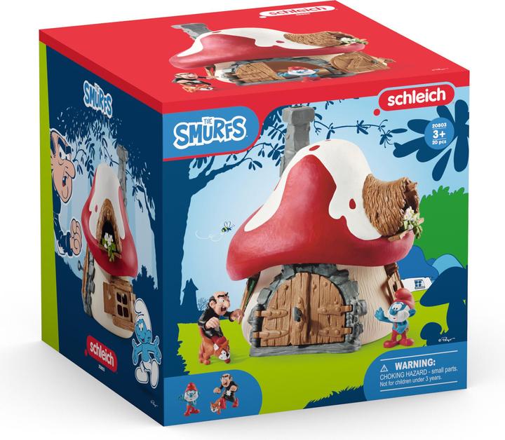 Produktbild Schleich Schlumpf Haus mit Schlümpfen