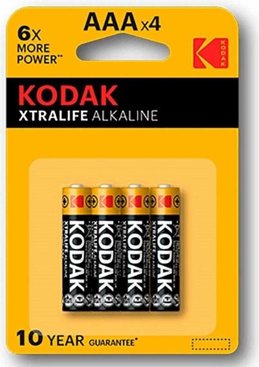 Actual product image Kodak AAA disposable alkaline battery (6 pcs., AAA, 1050 mAh)